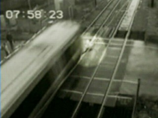 Man Escapes Death By Train