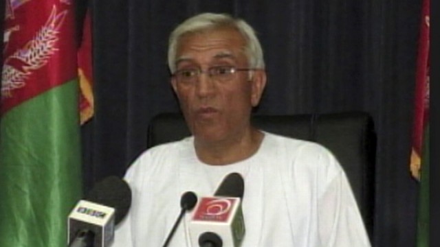 VIDEO: Kandahar mayor Ghulam Haider Hamidi was killed by a suicide bomber.