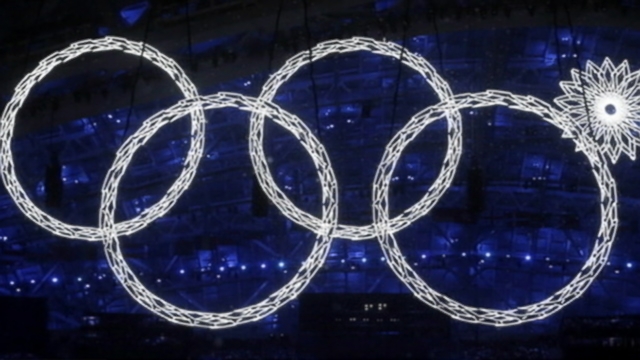 VIDEO: The opening ceremonies included illuminated snowflakes that morphed into Olympic rings.