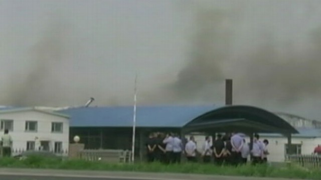 VIDEO: At least 119 people died and more than 50 were injured in fire attributed to an ammonia leak.