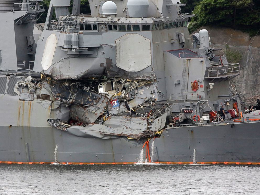 What We Know About Navy Destroyer's Deadly Collision With A Container ...