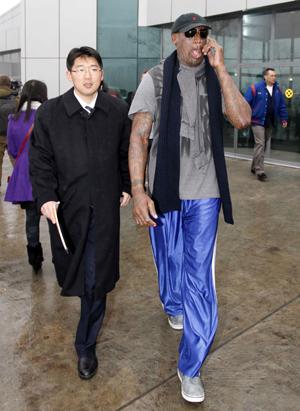 Dennis Rodman goes to North Korea
