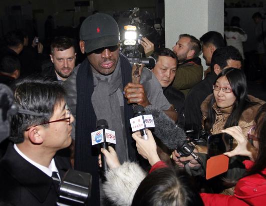 Dennis Rodman goes to North Korea