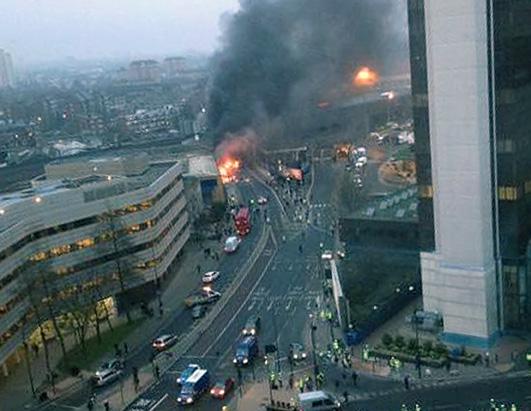 Helicopter Crash in Central London