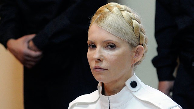 PHOTO: Former Ukrainian Prime Minister Yulia Tymoshenko appears during a trial hearing at the Pecherskiy District Court in Kiev, Ukraine, in this June 29, 2011 file photo.