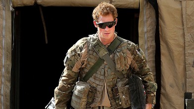 PHOTO: Prince Harry is shown at the British controlled flight-line in Camp Bastion southern Afghanistan, Oct. 31, 2012.
