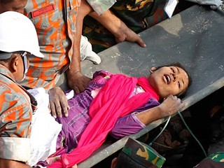 Survivor Found Against Scene of Unimaginable Horror