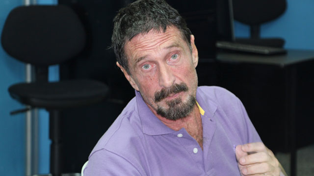 PHOTO: Software company founder John McAfee is pictured Dec. 5, 2012, in Guatemala City after being arrested for entering Guatemala illegally.