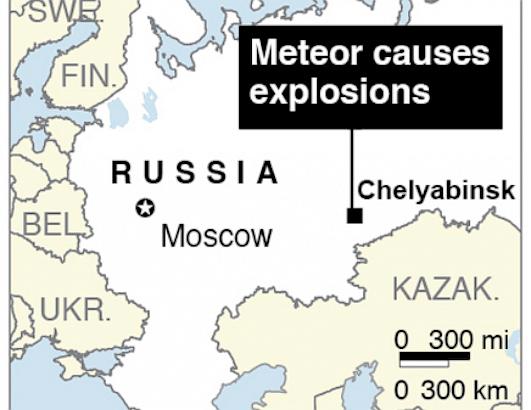 Meteorite Crashes in Russia