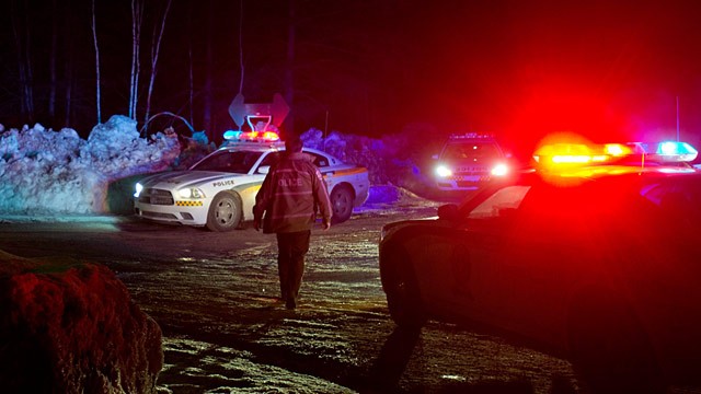 PHOTO: Police roadblock