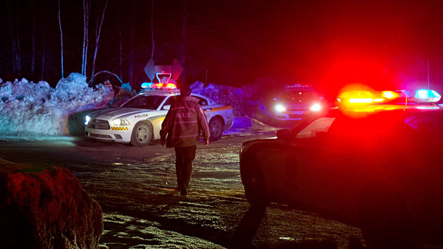 PHOTO: Police roadblock