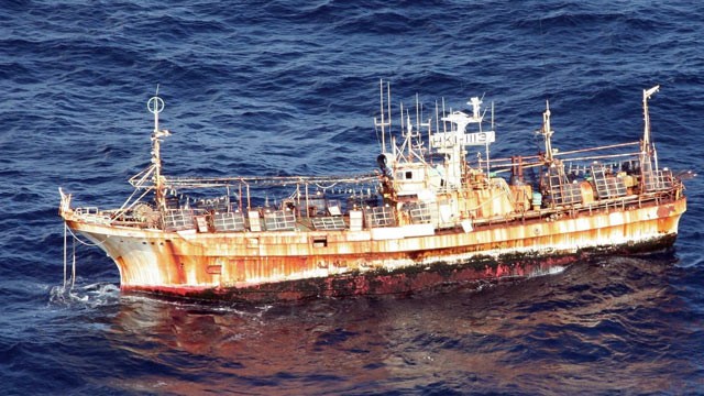 Coast Guard Fires on Japanese Ghost Ship - ABC News