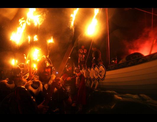 Up Helly Aa Fire Festival Celebrates the Vikings