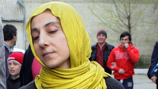 PHOTO: Zubeidat Tsarnaeva, mother of Tamerlan and Dzhokhar Tsarnaev, the two men accused of setting off bombs near the Boston Marathon finish line on April 15, 2013 in Boston, walks near her home in Makhachkala, Dagestan, southern Russia, April 23, 2013.