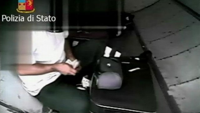 Italian cops hidden camera operation reveals brazen alleged thefts.
