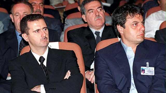 PHOTO: Bashar al-Assad and Manaf Tlass