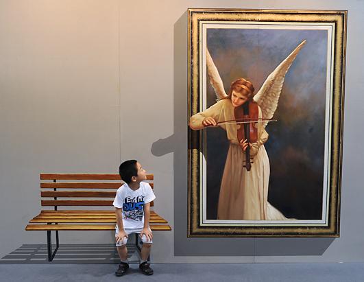 3D Painting at the 2012 Magic Art Special Exhibition