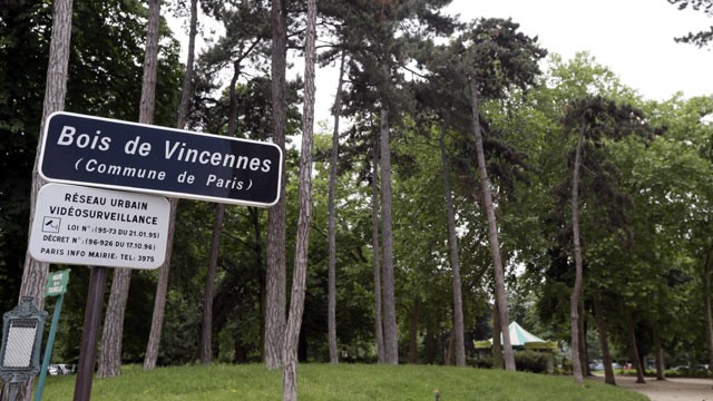 PHOTO: The entry point of the Bois de Vincennes park in Paris is seen, June, 18, 2012.