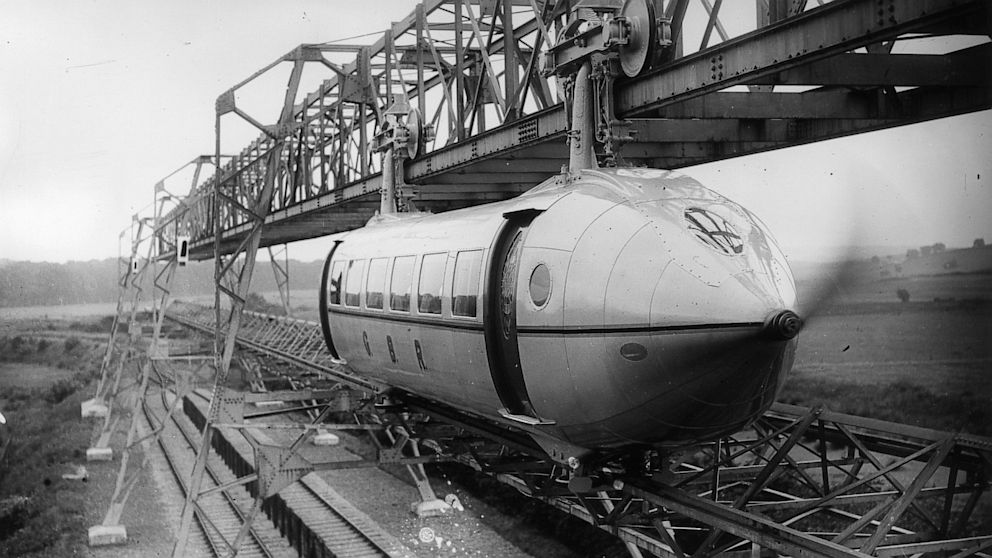 PHOTO: George Bennie Railplane