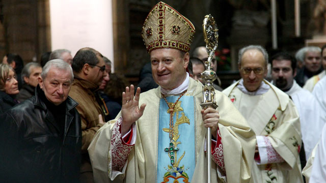 PHOTO: Cardinal Gianfranco Ravasi celebrates the Immaculate Conception, December 2010, in Milan, Italy.