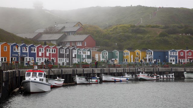 PHOTO: The German island of Helgoland is shown.