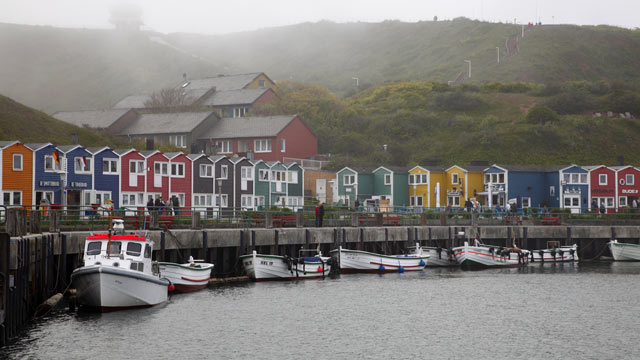 PHOTO: The German island of Helgoland is shown.
