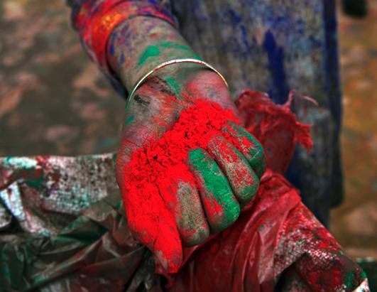 The Holi Festival marks the beginning of Spring for religious Hindus