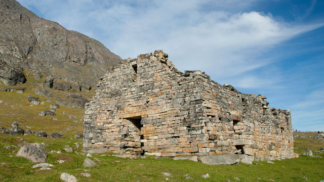 PHOTO: Ruins of Hvalsey Church, Hvalsey, Qaqortoq, Greenland.