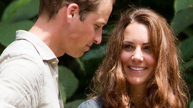 PHOTO: Britain's Prince William and Catherine, the Duchess of Cambridge, speak to each other during their visit at the Borneo Rainforest Lodge in Danum Valley, some 44 miles west of Lahad Datu, on the island of Borneo, Sept. 15, 2012.