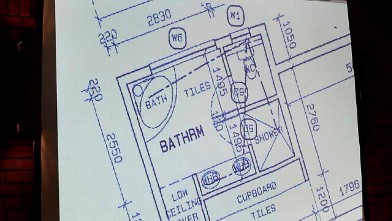PHOTO: Blueprint of Oscar Pistorius' apartment
