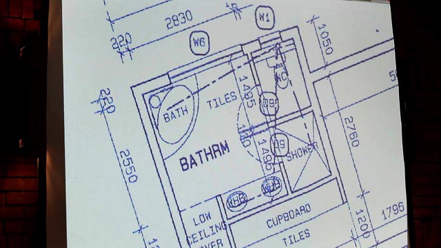 PHOTO: Blueprint of Oscar Pistorius' apartment