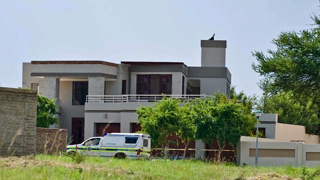 PHOTO: Oscar Pistorius's house at SilverWoods Country Estate, Feb. 14, 2013, in Pretoria, South Africa.