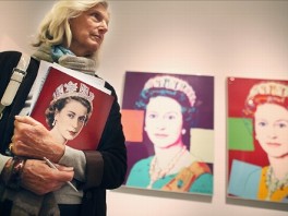 Art work featuring Queen Elizabeth II