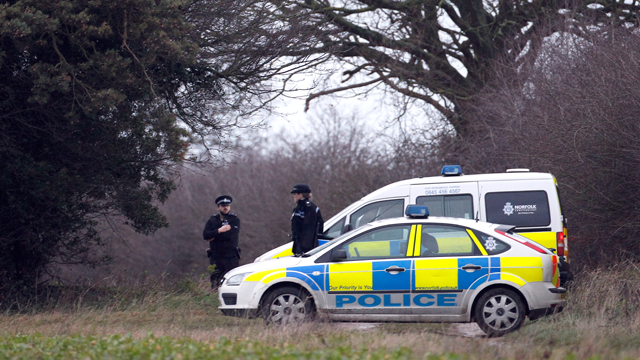 PHOTO: Police have launched an investigation after the remains were found by a walker in woods at the village of Anmer adjacent to the Queens Sandringham Estate.