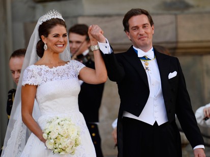 Photos: Royal Wedding of Sweden's Princess Madeleine