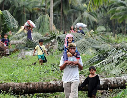Typhoon Bopha Hits Philippines