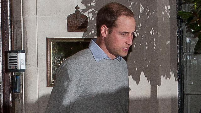 PHOTO: Prince William, Duke of Cambridge visits King Edward VII Hospital where Kate Middleton is currently undergoing care for pregnancy related issues on Dec. 3, 2012 in London, England.