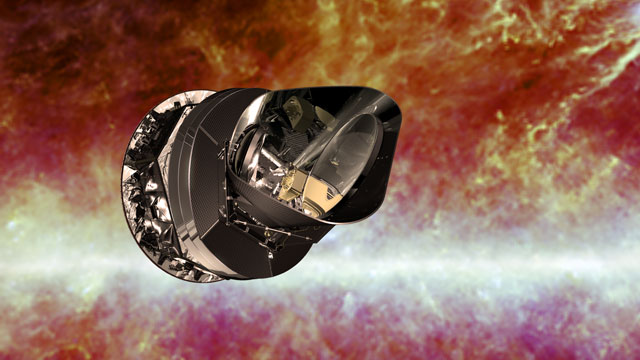 PHOTO: ESAs Planck spacecrafts main goal is to study the Cosmic Microwave Background ? the relic radiation from the Big Bang.