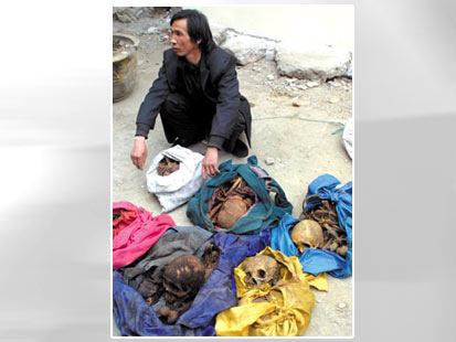 PHOTO: China is seeing a surge in the ancient tradition of buying "brides" for dead bachelors.