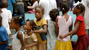 PHOTO Since 2000, the What If? Foundation has provided free meals and education scholarships to members of the Tiplas Kazo community outside Port-au-Prince, Haiti.