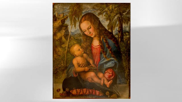 PHOTO: The famous "Madonna under the Fir Tree" painting by Lucas Cranach the Elder has reappeared, decades after it went missing.