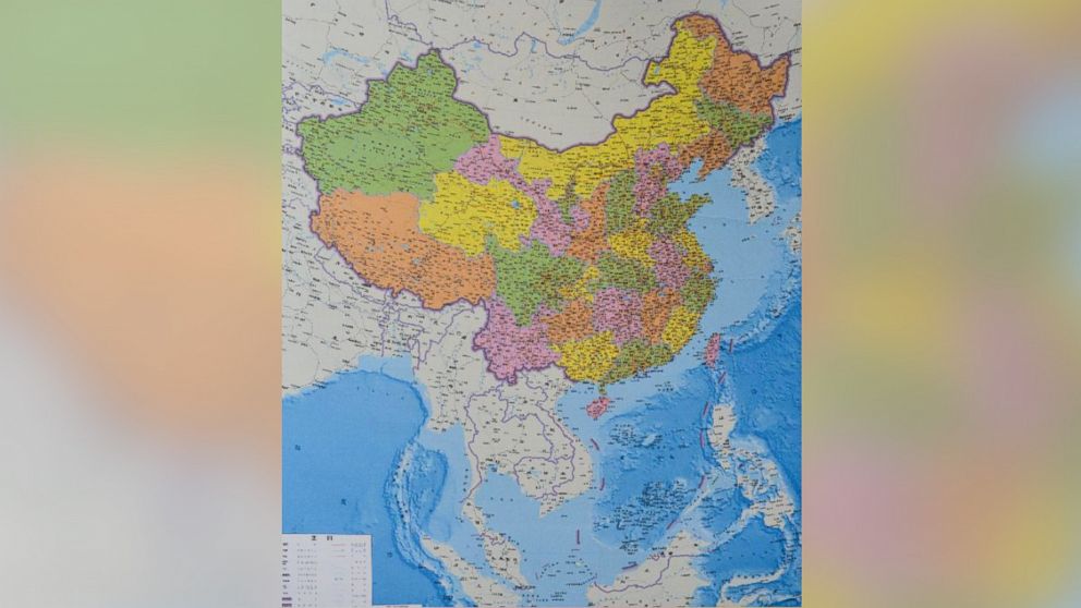 Chinas New Map Roils Diplomatic Waters In Region Abc News