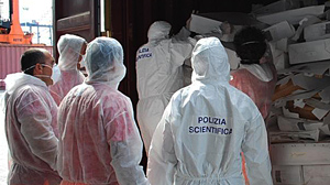 PHOTO Police Believe 7 Tons of RDX Explosives Were Headed for Terrorists