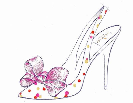 Royal Wedding Shoe Sketches
