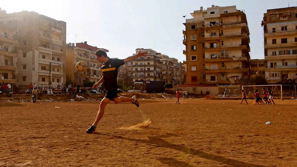 PHOTO: Nour playing soccer