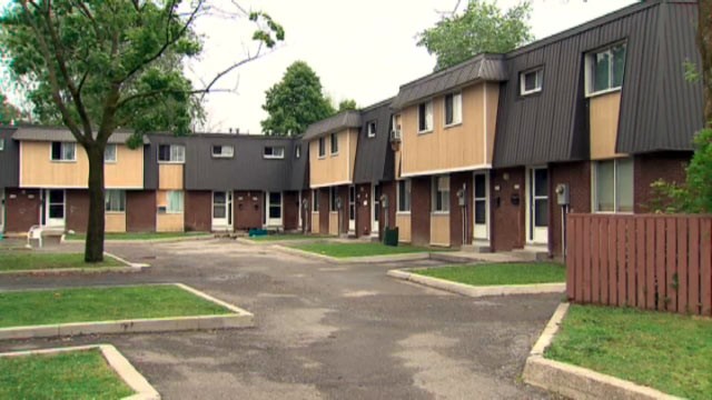 PHOTO: In this screenshot provided by CTV, young victims in a human trafficking case were lured to this apartment complex.
