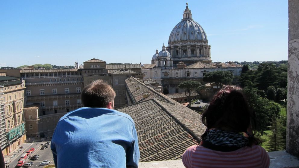 PHOTO: Spectacular view of Rome from the balcony of the "Tower of the Winds," the Vaticans first astronomy tower.