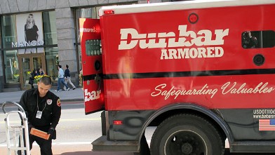 PHOTO: Dunbar Armored truck