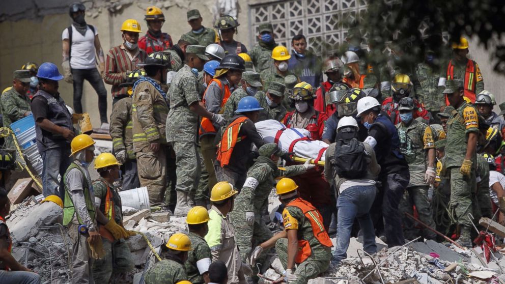 More Than 200 Dead After Magnitude 7 1 Earthquake Strikes Mexico 