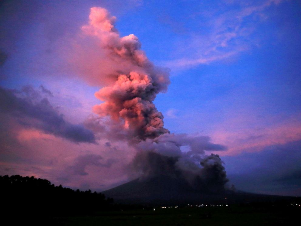 Erupting Volcano In Philippines Forces Evacuation Of Thousands Of